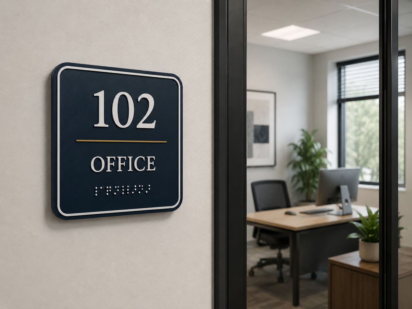 Custom PVC business logo sign